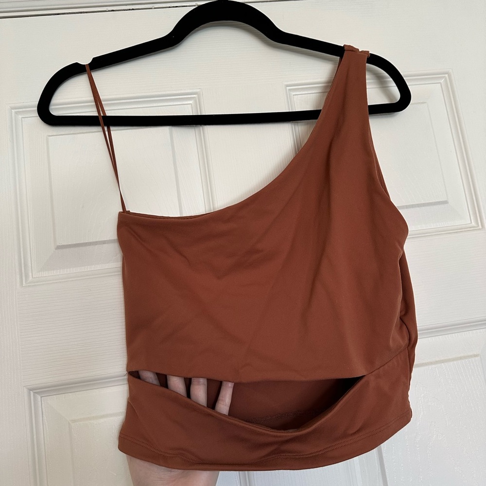Abercrombie One Shoulder Top with Split